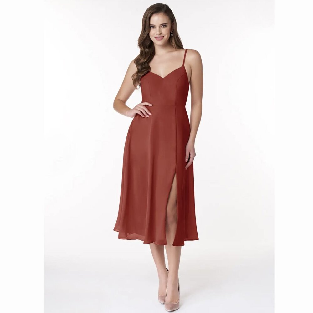 NWT Azazie Clarissa Terracotta A8